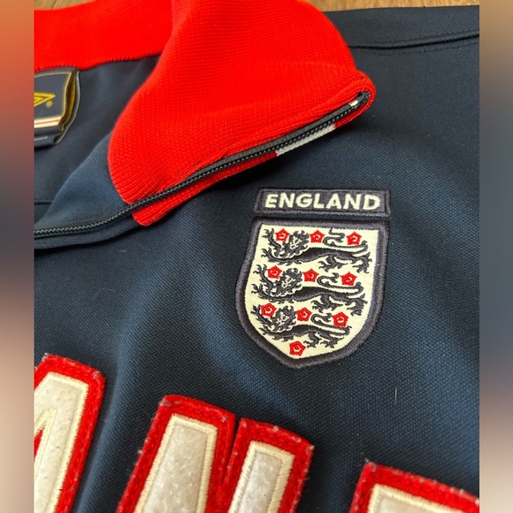 Official Umbro ENGLAND NATIONAL Football TEAM Full Zip Track Jacket Size S - Picture 5 of 10